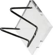 ABOOFAN Crystal Mineral Display Stand Transparent Rack for Gemstones Rocks Collectibles Elegant Holder for Home Office Exhibition Use Support