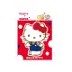 小禮堂 Hello Kitty 造型磁鐵 (吊帶褲款)