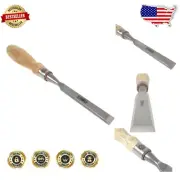 Premium 1/2 Inch Richter Extra Chisel with Ergonomic Ash Handle, HRc 62 Hardness