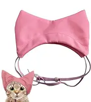 Pet Shower Cap - Adjustable Cat Bathing Cap Dog Ear Cover - Oxford Cloth Ear Protection Waterproof Head Wrap, Pet Supplies for Kitten Puppy Small Animals