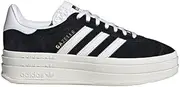 [adidas Originals] adidas Women's Gazelle Bold W Sneaker, Core Black Core White Semi Lucid Blue, 3 UK