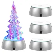 4 Pcs Light Base for Crystal Ball Powered Room Decor LED Lights Strip Bedroom