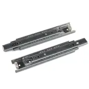 Drawer Slides 8 Inch Ball Bearing Full Extension 3 Section Slide Track Mounti...