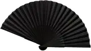 YFVFAGDMKV Chinese Style Black Vintage Hand Fan Folding Fans Dance Wedding Party Favor Chinese Dance Party Folding Fans