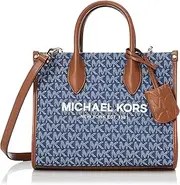 [Michael Kors] 35F2G7ZC1J Mirella Women's DENIM Multi Handbag, DENIM MULTI, M