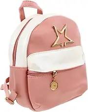 [GALPADA] 1Pc Leather Color Block Mini Backpack Phone Bag for Women and Stylish Casual Lightweight Backpack for Everyday Use