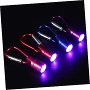 4pc Pet Collar Tag Puppy Tag Lighted Dog Collars Dog Collar for The Dark Blinkers Dog Collars for Small Dogs Pets Pet Accessory Pet Id Tag Blinkee Flashing Cat