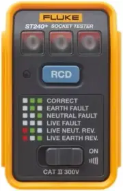 Fluke RCD Socket Tester with Beeper