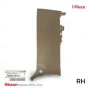 Fits Nissan Navara D40 Frontier 2006 - '14 Rh Garnish Back Pillar Lower Brown