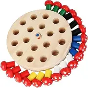 Totority 1 Set Wooden Memory Chess Game for Early Education Memory Board Game Interactive Play Birthday Present