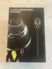 Flame Outdoor Speaker,Tiki Torch Speaker Atmosphere Light Speaker Bluetooth