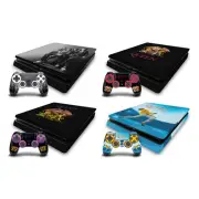 OFFICIAL QUEEN ICONIC VINYL SKIN DECAL FOR PS4 SLIM CONSOLE & DUALSHOCK 4