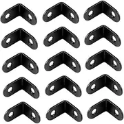 HOMSFOU 30pcs Thickened Brackets Right Angle Corner for Furniture Support Corner for Shelves Cabinets Tables and Chairs