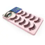 False Eyelashes Mink Makeup Extension Long Wispy Magnetic Natural Thick 5 Pairs