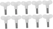 HAWILLOSCH 10pcs Replacement Winding Keys for Music Box Musical Box Rotating Key Winding Supplies Handle Repairing Key