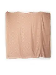 Pink Silk Monogram Classic Scarf