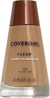 COVERGIRL Clean Makeup Foundation Classic Tan 160, 1 oz