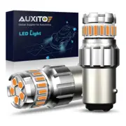 2X AUXITO 1157 Amber Yellow LED Turn Signal Indicator Parking Light Bulbs BAY15D (for: Audi)