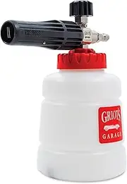 Griot's Garage BF302 The BOSS Foam Cannon - for Use with Pressure Washers, High-Foam Output, Adjustable Nozzle, 9 x 5 x 7.5 inches, White