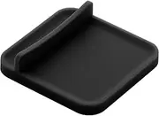 Yamazaki Home Haircare Appliance Rest Heat Resistant Styling Tool Holder/Mat Straightener/Curling Iron | Silicone | Hair Care, One Size, Black