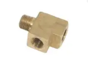 VDO 240-855 Brass Tee Adapter – 1/8" NPT Male to Dual 1/8" NPT Female