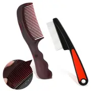 2PCS Dandruff Comb – Fifth Generation Revolutionary Design, Stainless Steel F...