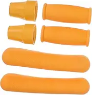 6Pcs Crutch Handle and Underarm Foam Pads Comfortable Non Slip Cushioning for Walking Stick Accessories Durable Replacement Tips for Enhanced Grip and Safety