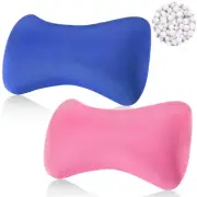 2 Pack Microbead Neck Pillow 15 x 8 x 4.7'' Bone Headrest Sleeping Microbead ...