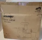 HOUSNAT Slow Masticating Juicer Machines Easy Clean, with Quiet Motor & Reverse