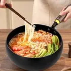 Iron Wok Wok Pan 11inch for Induction Cooker Multipurpose Cooking Pot No Coating