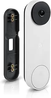 Wasserstein No-Drill Mount Compatible with Google Nest Doorbell (Battery) - Avoid Drilling and Protect Your Walls