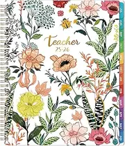 Teacher Planner 2023-2024 - Lesson Plan Book, Jul. 2023 - Jun. 2024, 8'' x 10'', Weekly and Monthly Homeschool Academic Planner With Inspirational Quotes