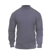 Rothco Mock Turtleneck Military Army L/S Cotton Tactical Mens Shirt S to 4X