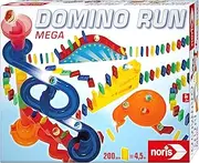 Noris 606062023 Domino Run Mega - Set of 200 Stones, Marbles, Marble Run and Other Accessories, from 3 Years