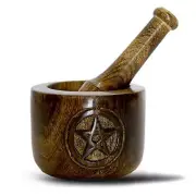 Kaizen Casa Mortar and Pestle Set â€“ Pill Crusher Spice Grinder Herb Bowl