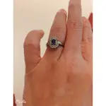 緬甸 切割 藍寶石戒指