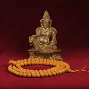Bodhi Seed Mala Sacred Seeds Buddhism Buddha Ø 12mm Protector Knot Red