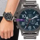 BRAND NEW NIXON Watch GREY GRAY Black / Steel A0832340 Chrono 51-30 A083-2340
