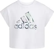 [adidas] Girls' Short Sleeve Tee T-Shirt