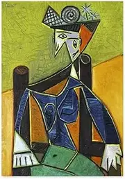 Pablo Picasso Poster Abstract Canvas Painting Pablo Picasso Wall Art Pablo Picasso Prints for Modern Living Room Home Decor 40x60cm Unframed