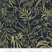 Moda Moody Bloom Metallic Midnight 44" Wide 100% Quilting Cotton Create Joy BTY