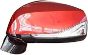 7 Wire Rearview Mirror Assembly Compatible For Infiniti Q50 2014-2021 Gloss Black With Turn Signal Light Side Door Mirror Car Accessories(Style 5)