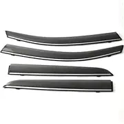 STIDPFZX Window Visor Compatible for MG 5 MG5 Hatchback 2012 2013 2014 2015 2016 2017 2018 2019 Rain Guard Weather Shield Window Deflector