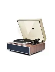 [Mbeat] HiFi 35W 33/45 RPM Turntable/Vinyl Player With Bluetooth Speakers Walnut