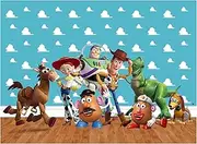 zlhcgd 7x5FT Photography Vinyl Photo Background for Kids Birthday Party Backdrops Decoration Toy Story