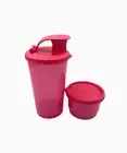 Brand NEW Tupperware Pink Snack Cup and Tumbler Set Lunch