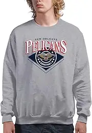 Junk Food Men's NBA Court Classic-Officially Licensed Adult Crewneck Fleece Sweatshirt