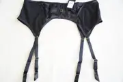 CITY CHIC Plus Size XL / 22 Maudie Garter Suspender Belt Black Sexy Lingerie
