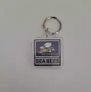 U.S. Naval Construction Battalions SeaBees Military Key Chain 2 Sided 1 1/2"