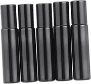 HONITANO 10pcs Glass Roll Bottles for Eye Cream Essential Oils Emulsions Travel Containers with Steel Beads for Home Use Random Color